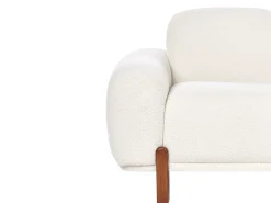 Set da salotto 4 posti ODNES Bouclé Bianco