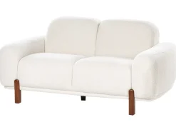 Set da salotto 4 posti ODNES Bouclé Bianco