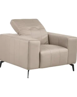 Set da salotto 6 posti OMMEL Tessuto Tortora