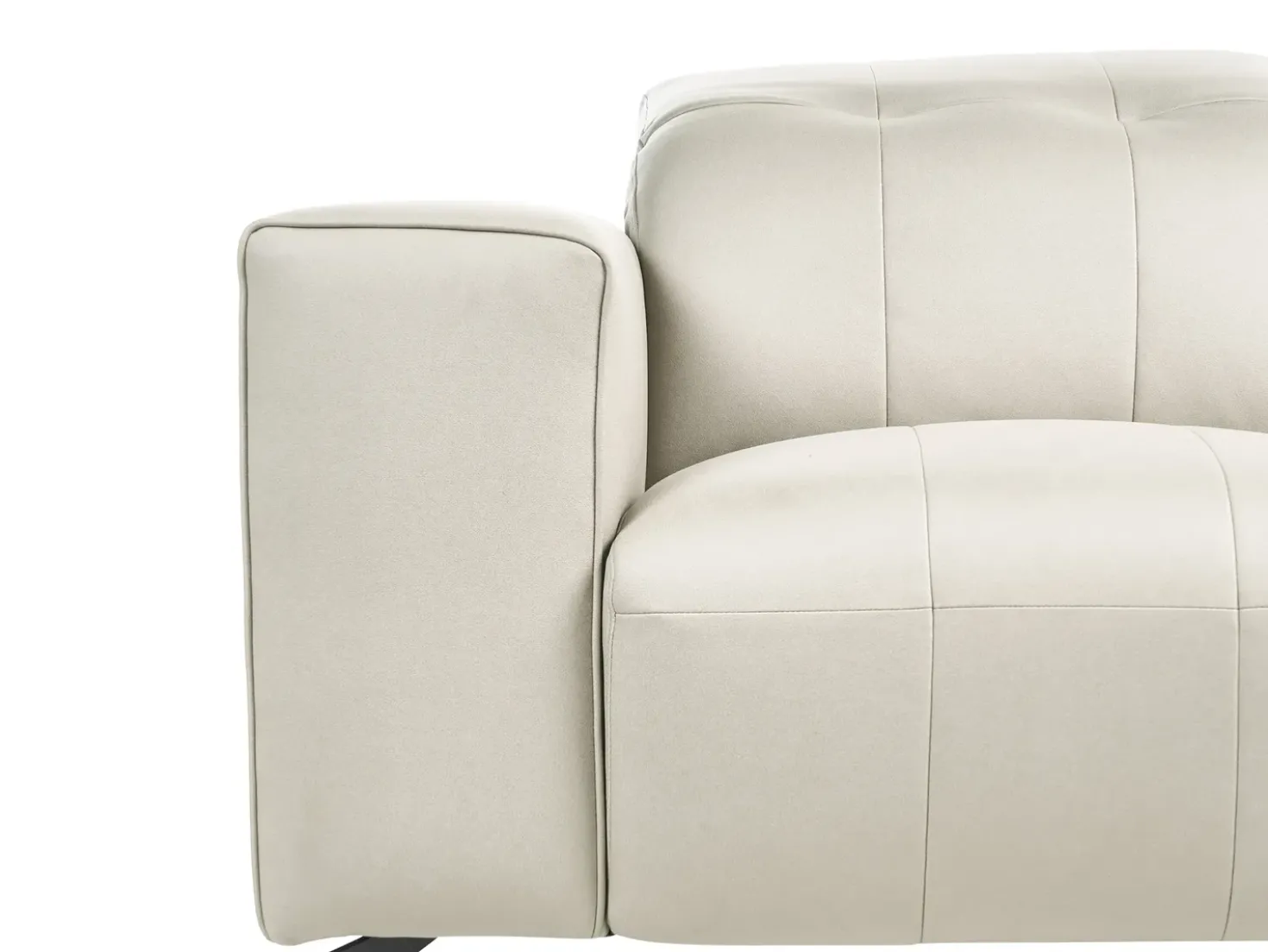 Set da salotto 6 posti OMMEL Tessuto Beige chiaro