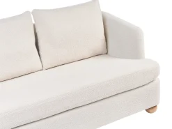 Set da salotto 6 posti RATTVIK Bouclé Bianco sporco