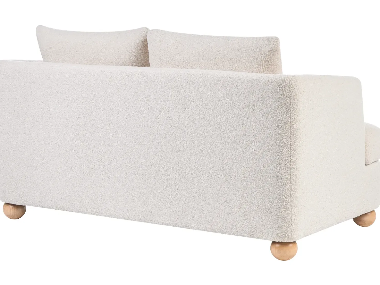 Set da salotto 6 posti RATTVIK Bouclé Bianco sporco