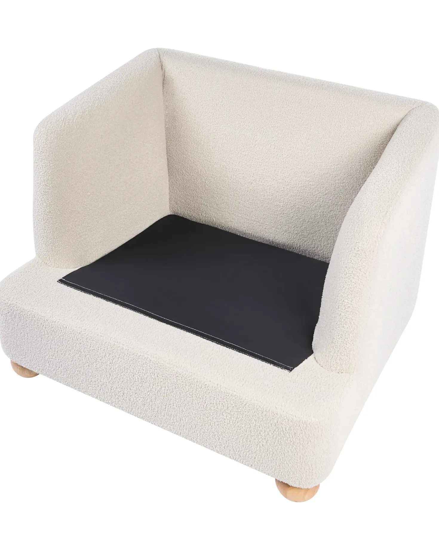 Set da salotto 6 posti RATTVIK Bouclé Bianco sporco