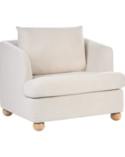Set da salotto 6 posti RATTVIK Bouclé Bianco sporco