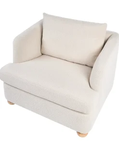 Set da salotto 6 posti RATTVIK Bouclé Bianco sporco
