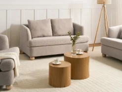 Set da salotto 6 posti RATTVIK Bouclé Beige