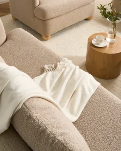 Set da salotto 6 posti RATTVIK Bouclé Beige