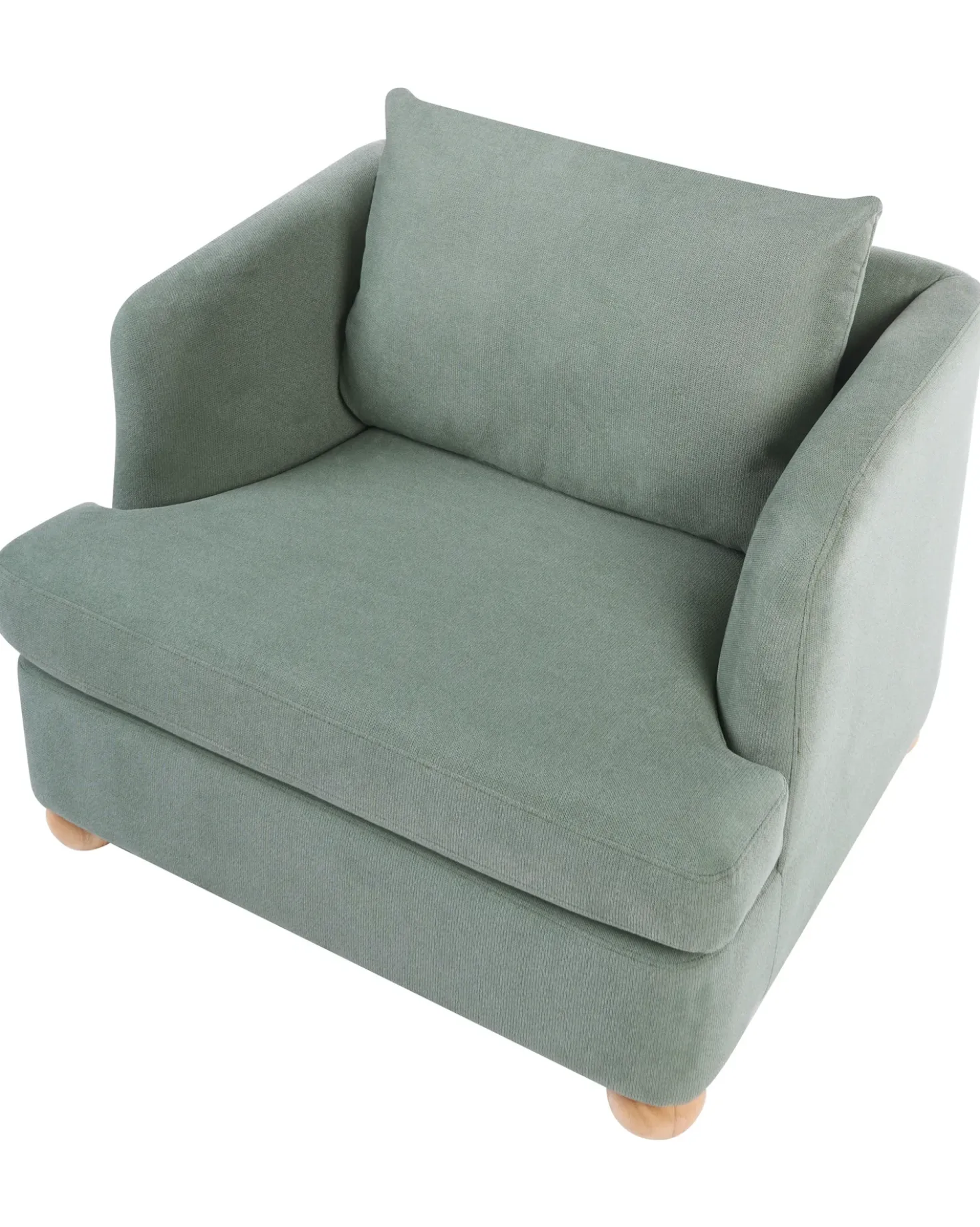 Set da salotto 6 posti RATTVIK Tessuto Verde chiaro