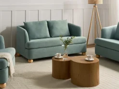 Set da salotto 6 posti RATTVIK Tessuto Verde chiaro