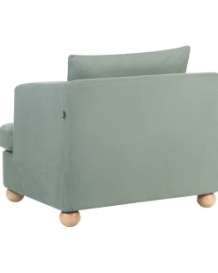 Set da salotto 6 posti RATTVIK Tessuto Verde chiaro