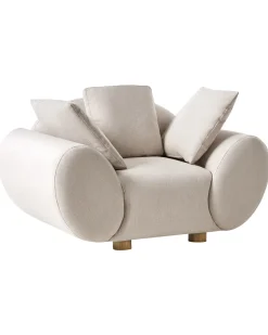 Set da salotto 4 posti RINGEL Tessuto Beige chiaro