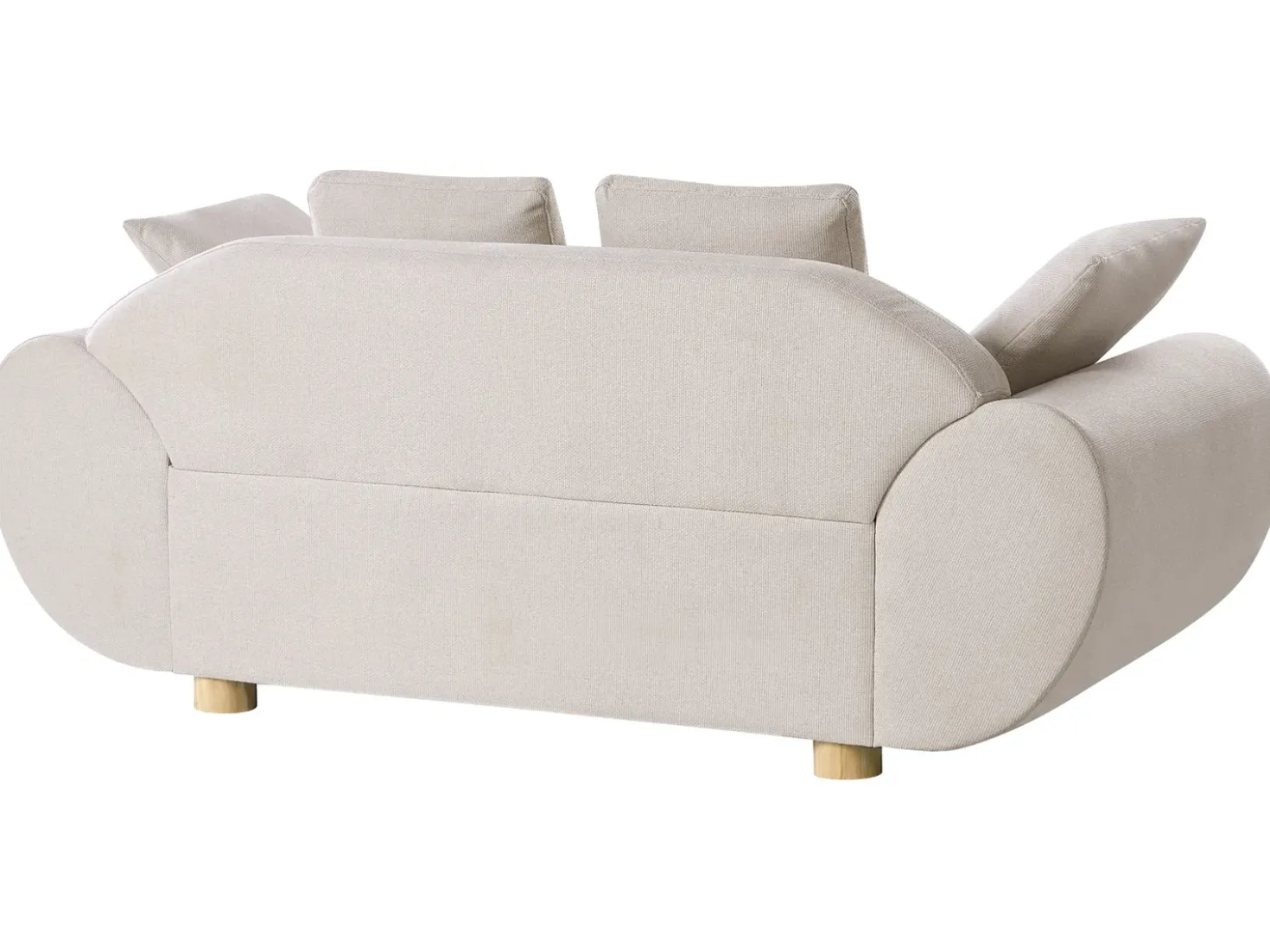 Set da salotto 4 posti RINGEL Tessuto Beige chiaro