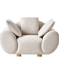 Set da salotto 4 posti RINGEL Tessuto Beige chiaro