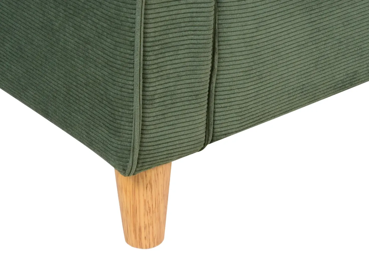Set da salotto 5 posti RONNEBY Velluto a coste Verde scuro