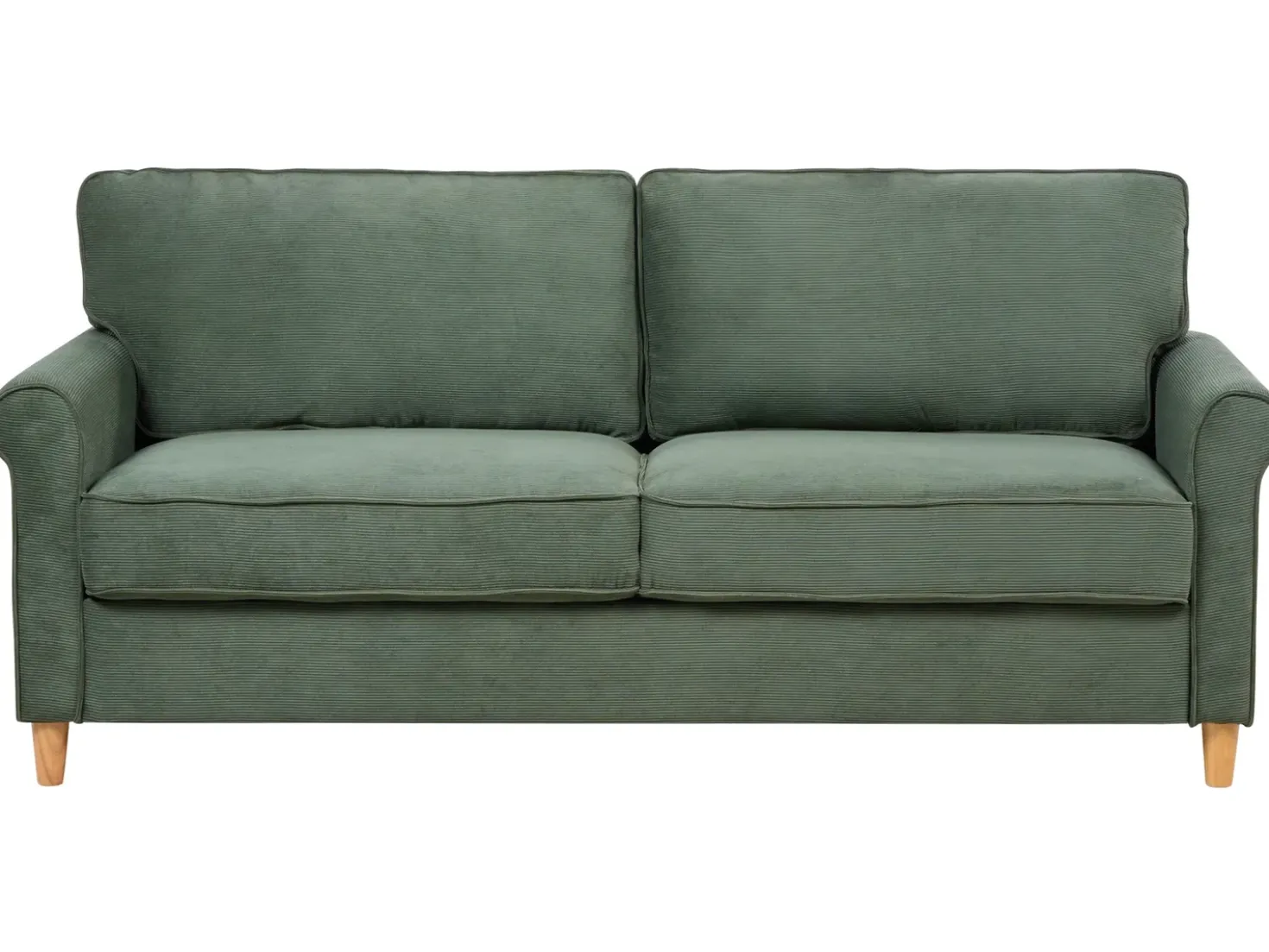 Set da salotto 5 posti RONNEBY Velluto a coste Verde scuro