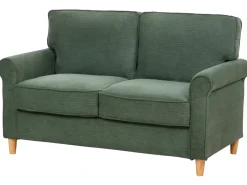 Set da salotto 5 posti RONNEBY Velluto a coste Verde scuro