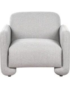 Set da salotto 4 posti SALAND Tessuto Grigio