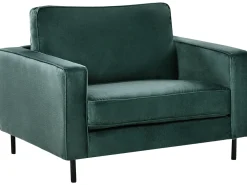 Set da salotto 4 posti SAVALEN Velluto Verde scuro