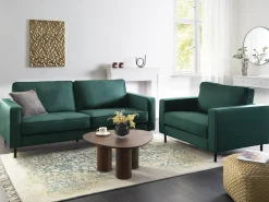Set da salotto 4 posti SAVALEN Velluto Verde scuro