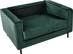 Set da salotto 4 posti SAVALEN Velluto Verde scuro