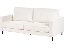 Set da salotto 4 posti SAVALEN Bouclé Bianco