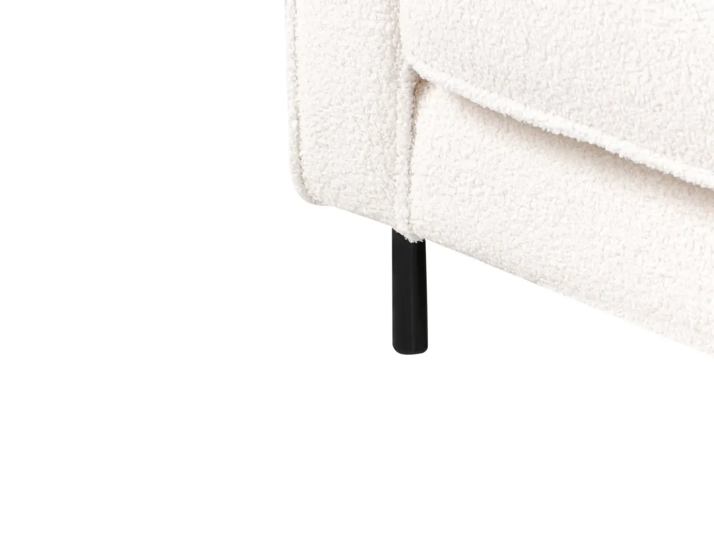 Set da salotto 4 posti SAVALEN Bouclé Bianco