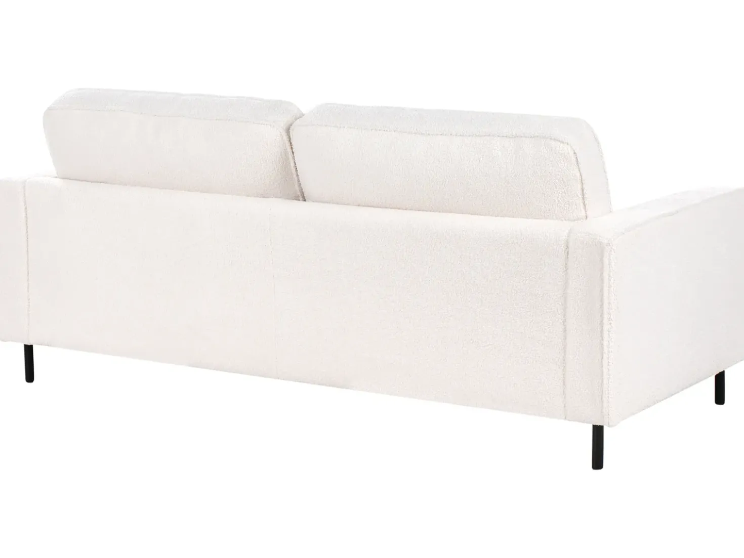 Set da salotto 4 posti SAVALEN Bouclé Bianco