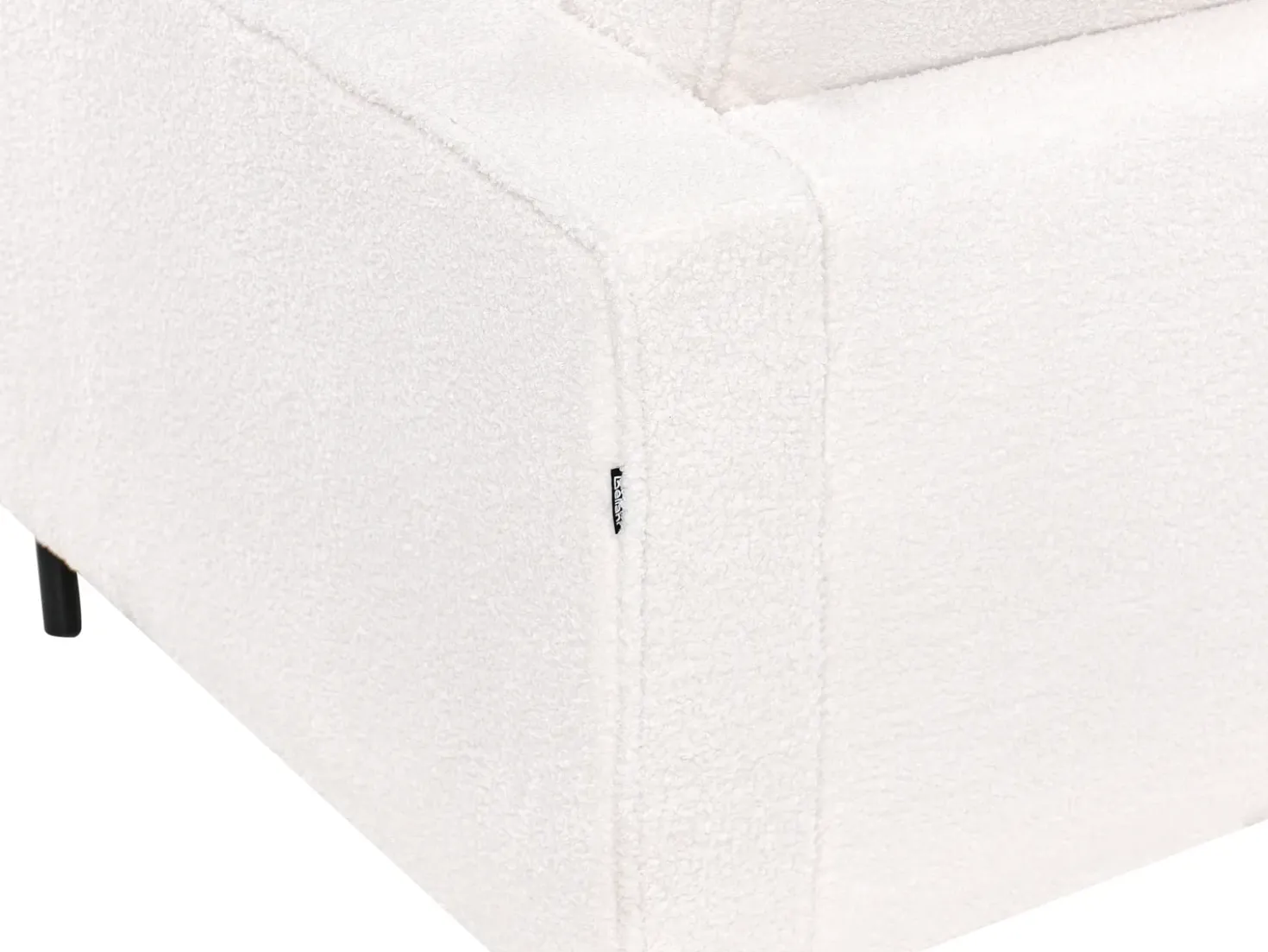 Set da salotto 4 posti SAVALEN Bouclé Bianco