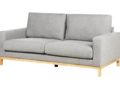 Set da salotto 5 posti SIGGARD Tessuto Grigio