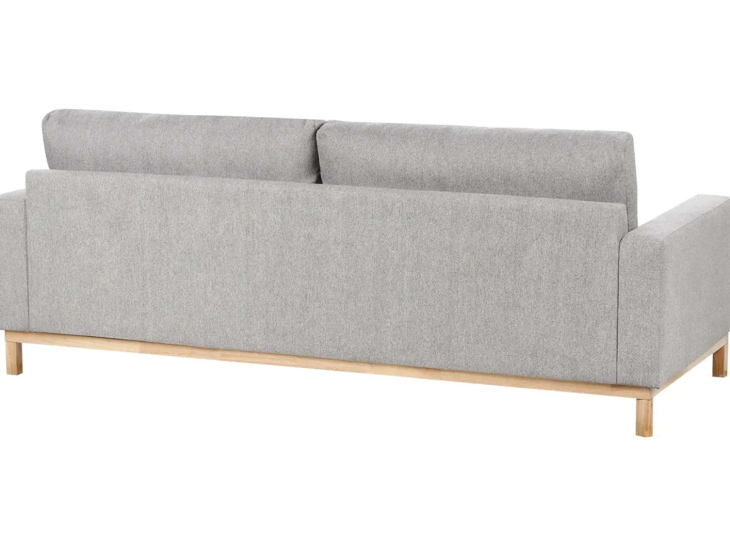 Set da salotto 5 posti SIGGARD Tessuto Grigio