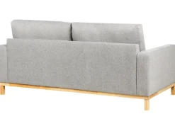 Set da salotto 5 posti SIGGARD Tessuto Grigio