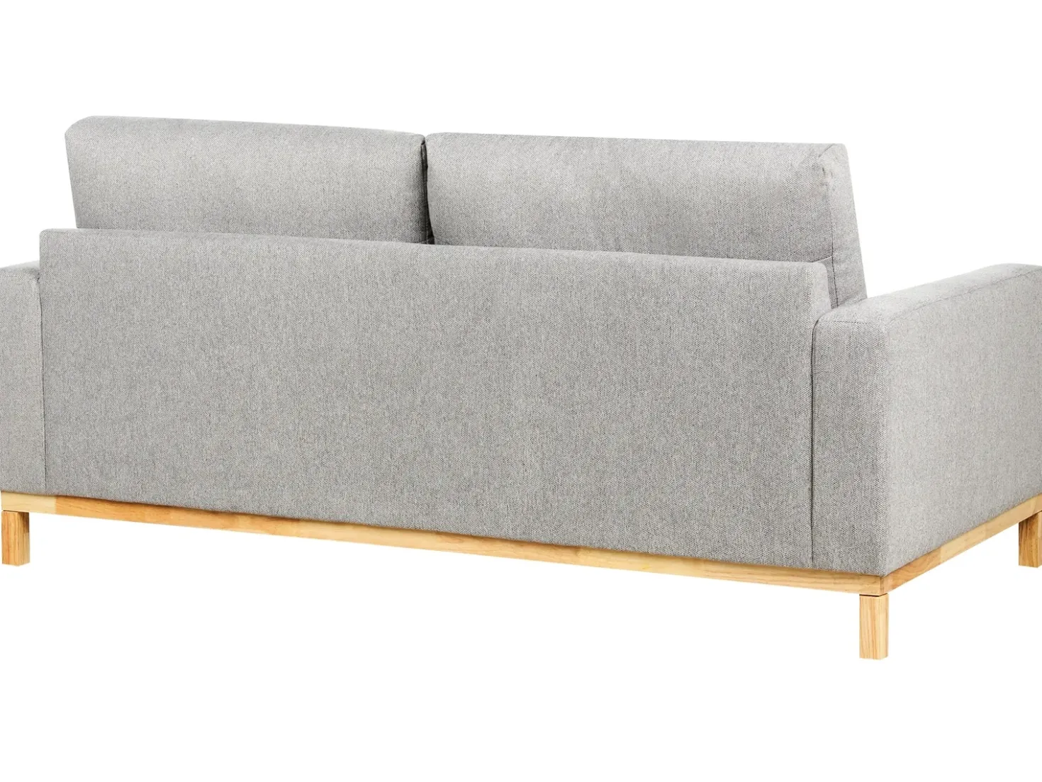 Set da salotto 5 posti SIGGARD Tessuto Grigio