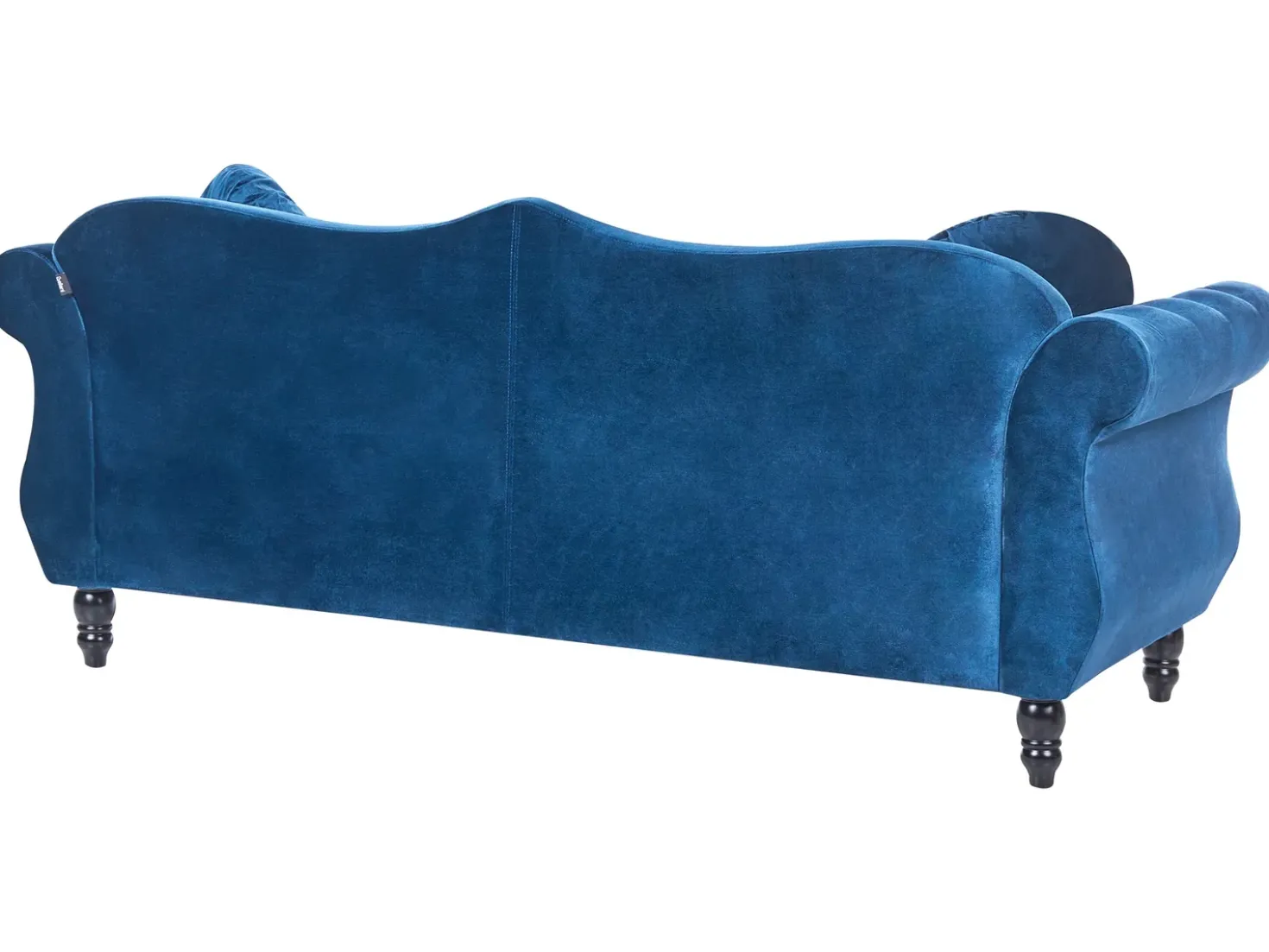 Set da salotto 5 posti SKIEN Velluto Blu marino