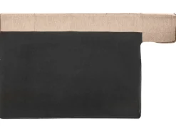 Set da salotto 5 posti SKIVE Tessuto Marrone chiaro