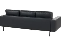 Set da salotto 6 posti SOVIK Pelle sintetica Nero