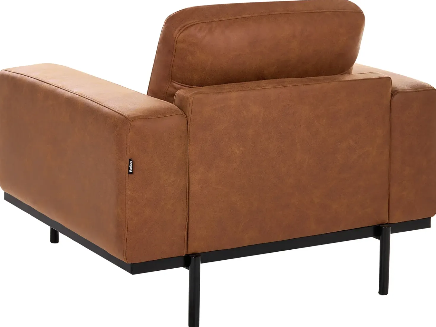 Set da salotto 6 posti SOVIK Pelle sintetica Marrone