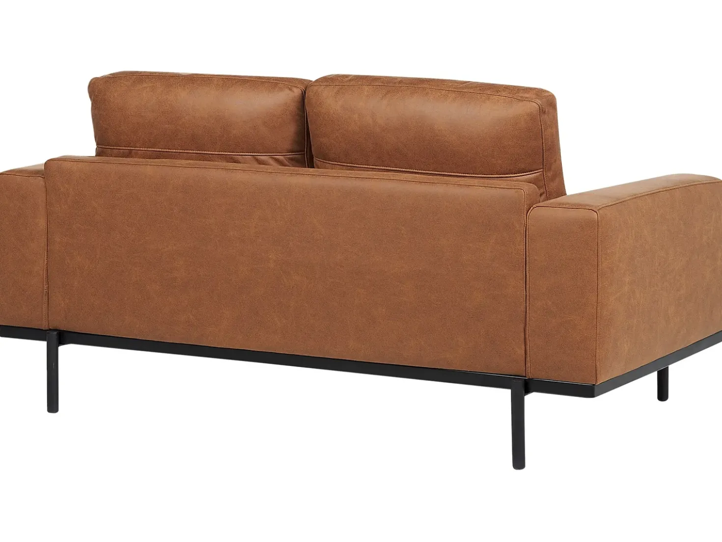 Set da salotto 6 posti SOVIK Pelle sintetica Marrone