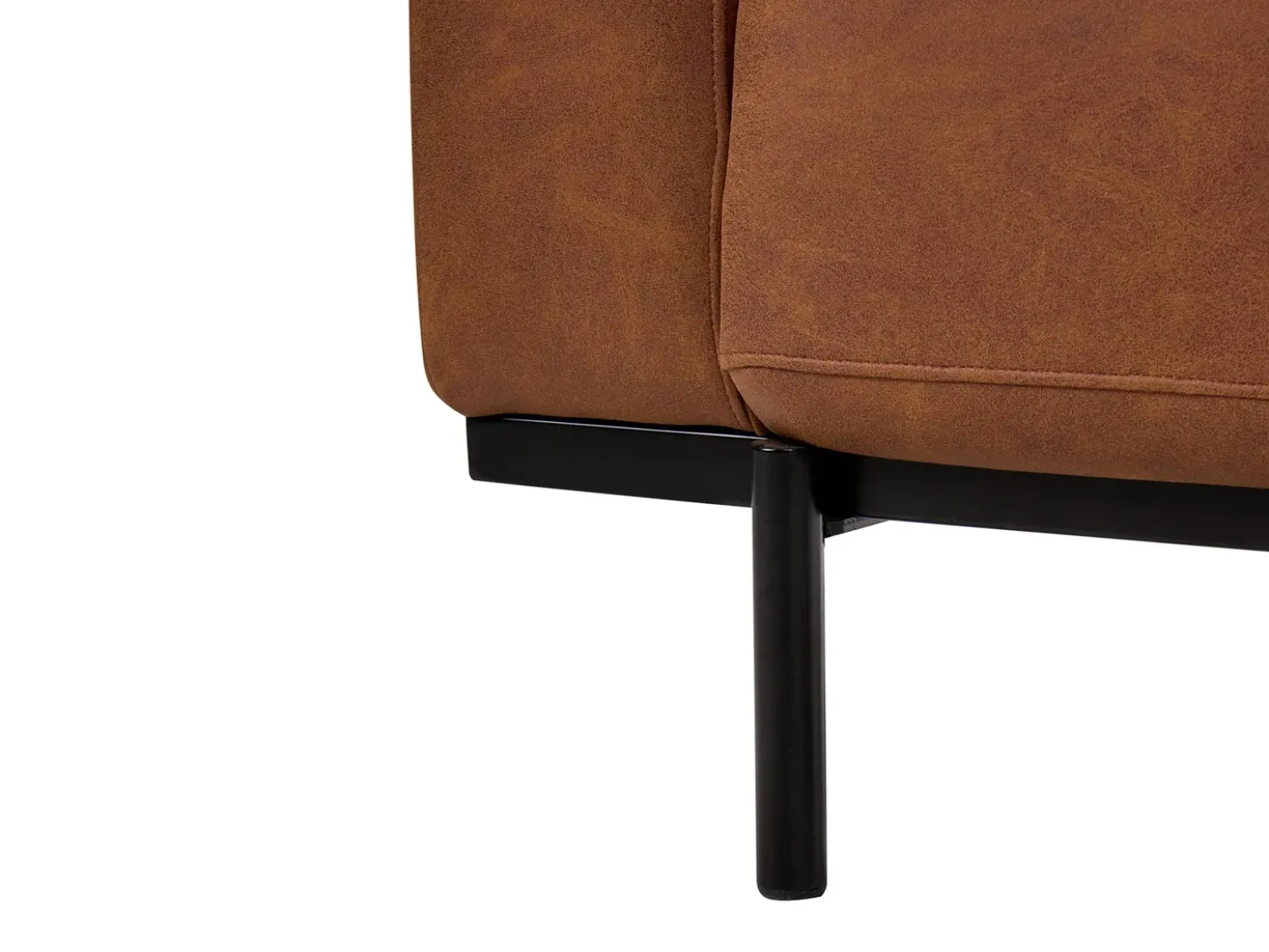 Set da salotto 6 posti SOVIK Pelle sintetica Marrone