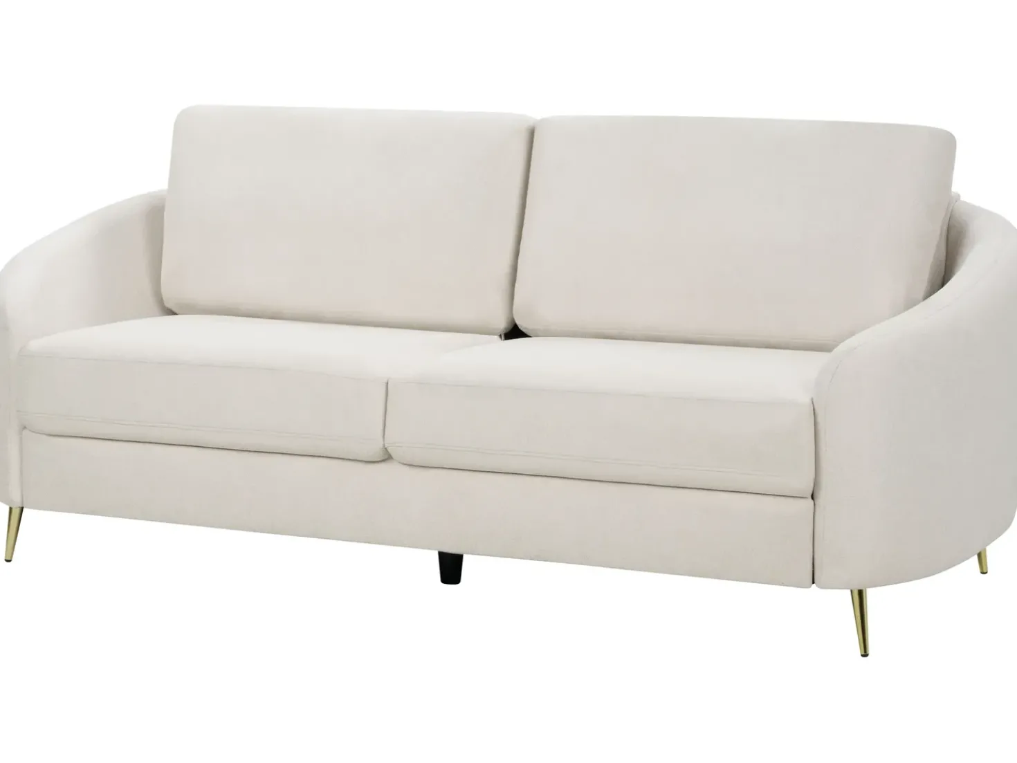 Set da salotto 6 posti TROSA Tessuto Beige chiaro
