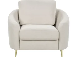 Set da salotto 6 posti TROSA Tessuto Beige chiaro