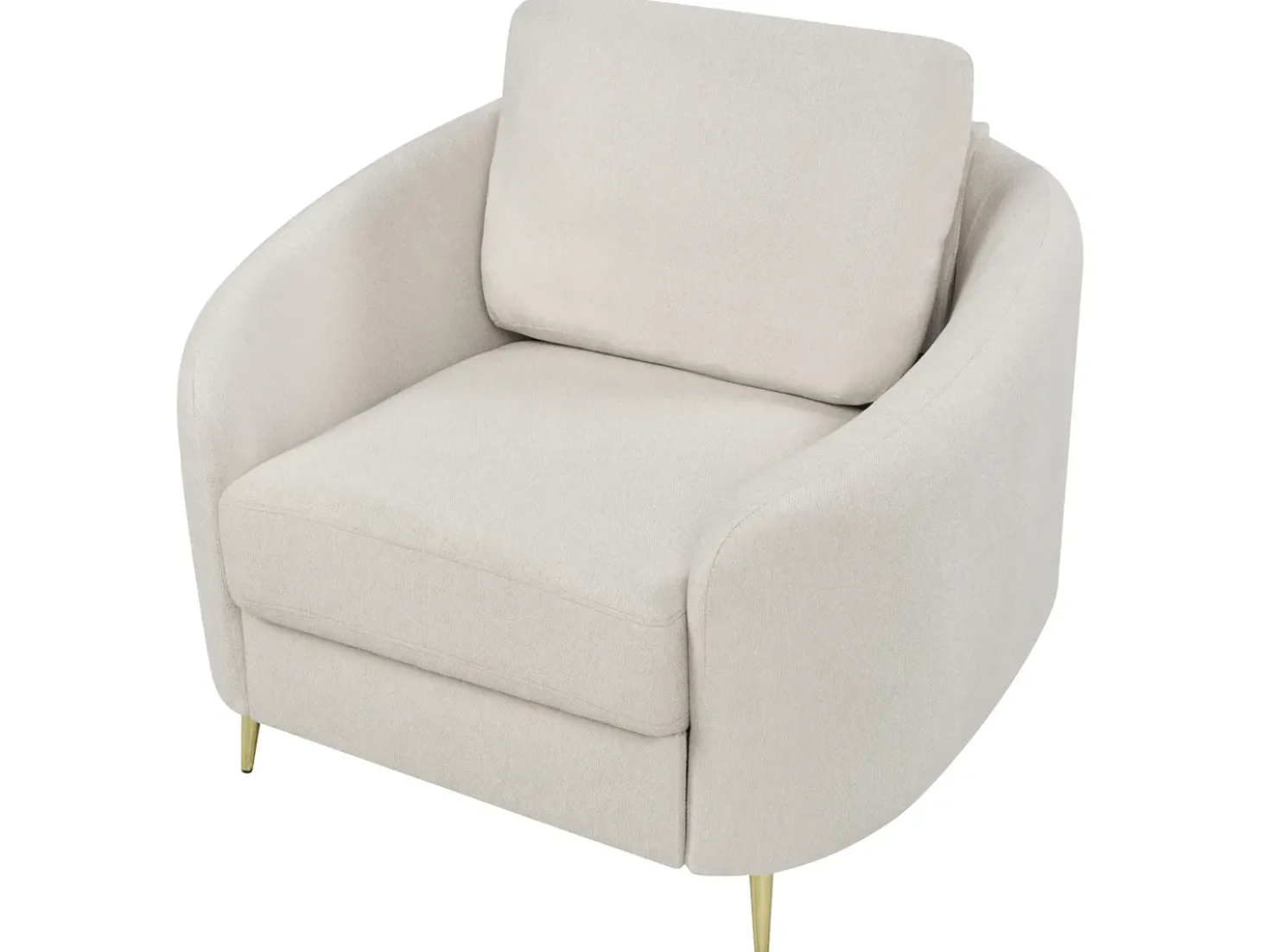 Set da salotto 6 posti TROSA Tessuto Beige chiaro