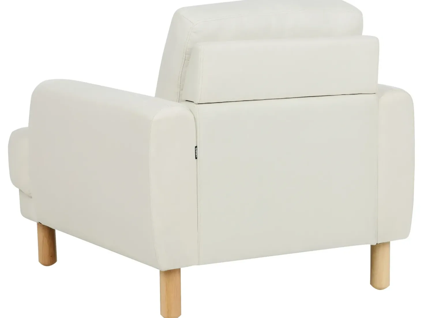 Set da salotto 4 posti TUVE Tessuto Bianco sporco