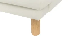 Set da salotto 4 posti TUVE Tessuto Bianco sporco