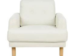 Set da salotto 4 posti TUVE Tessuto Bianco sporco