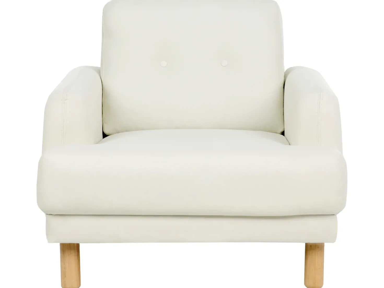 Set da salotto 4 posti TUVE Tessuto Bianco sporco
