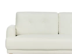 Set da salotto 4 posti TUVE Tessuto Bianco sporco
