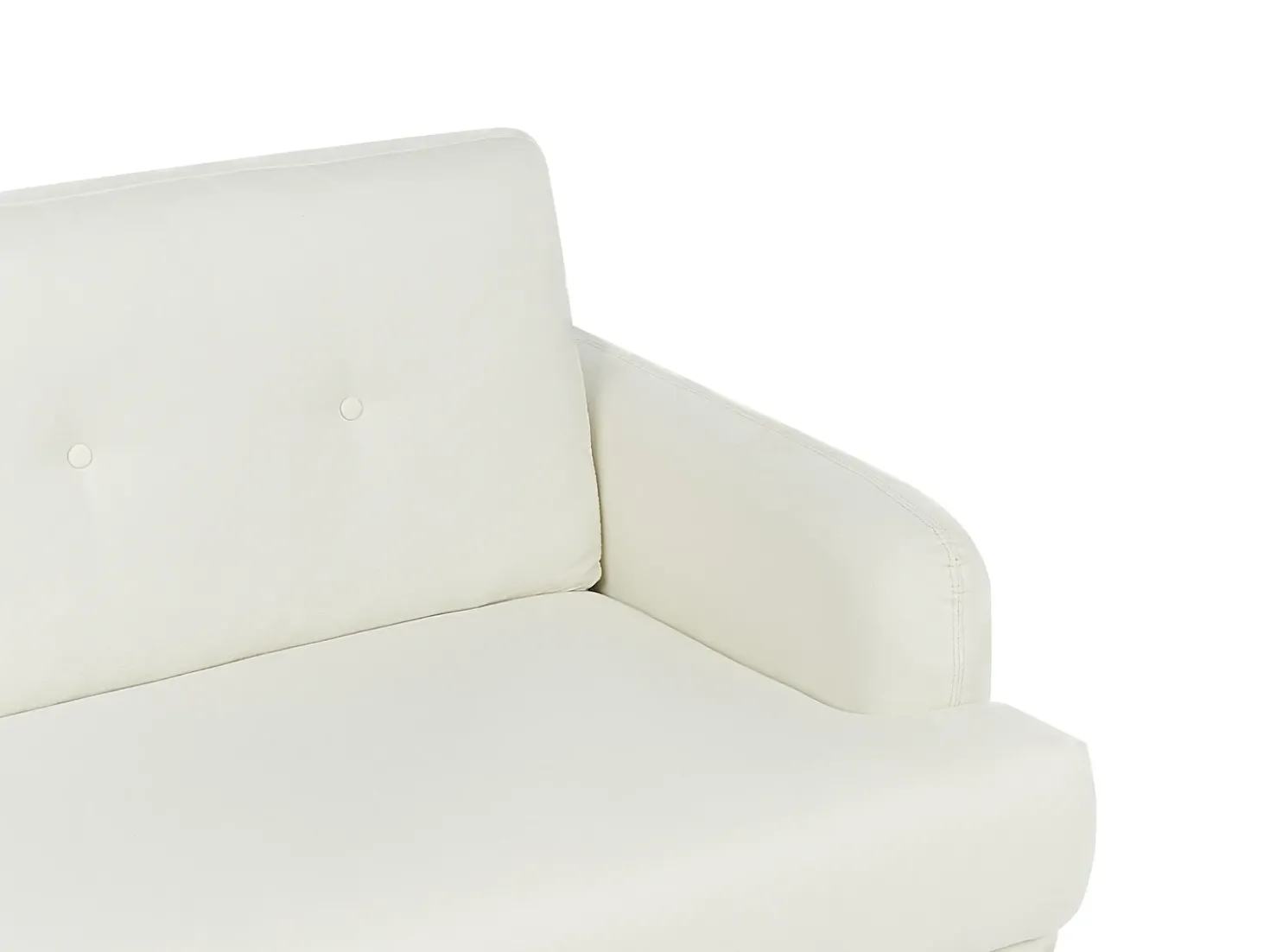 Set da salotto 4 posti TUVE Tessuto Bianco sporco