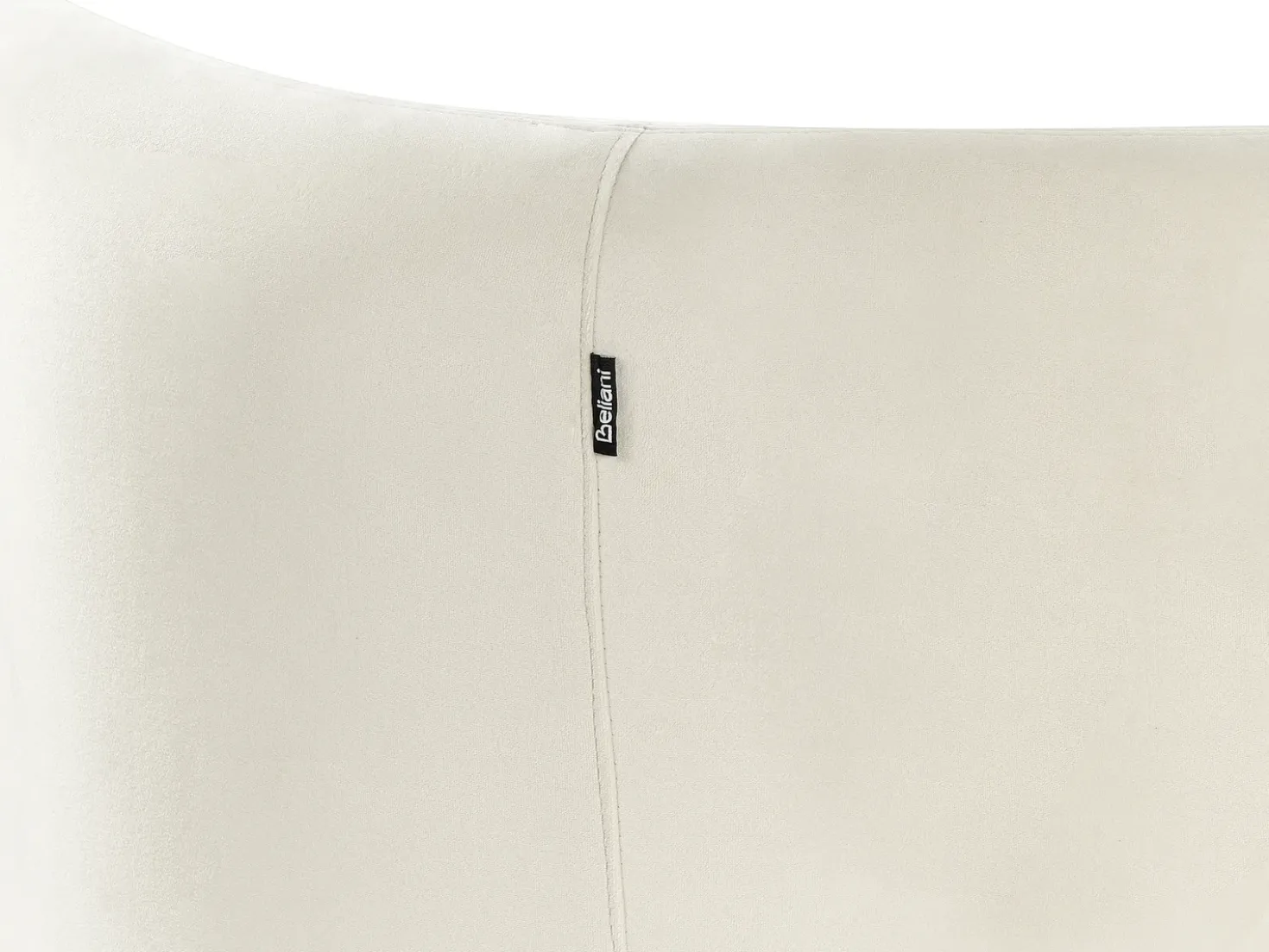 Set da salotto 5 posti VELTADA Velluto Bianco sporco