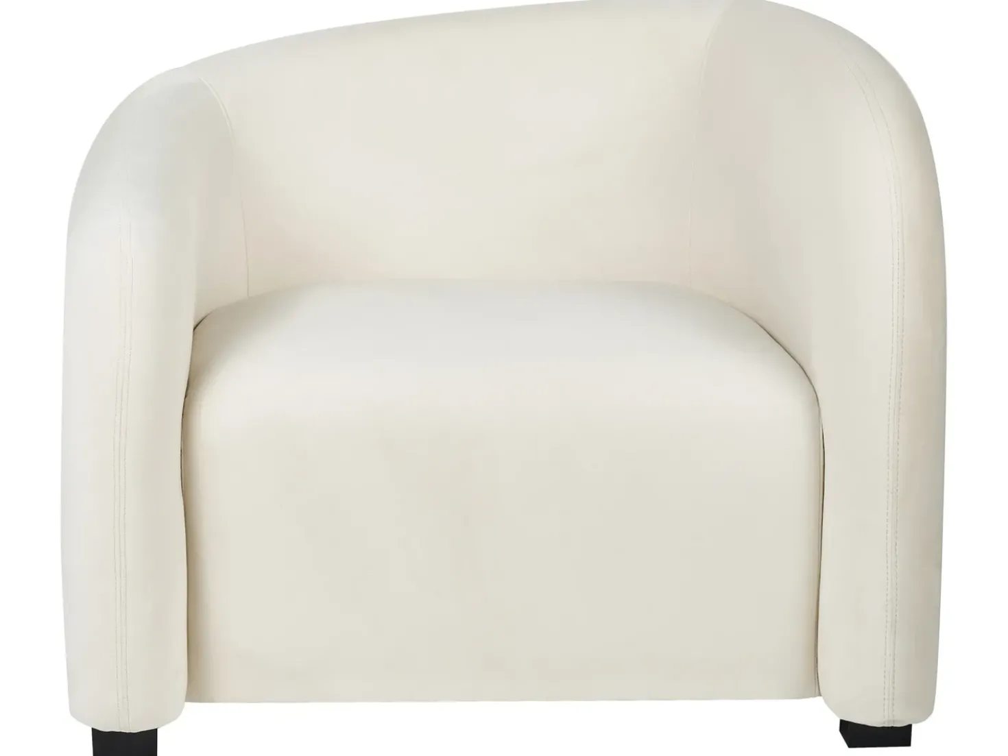 Set da salotto 5 posti VELTADA Velluto Bianco sporco