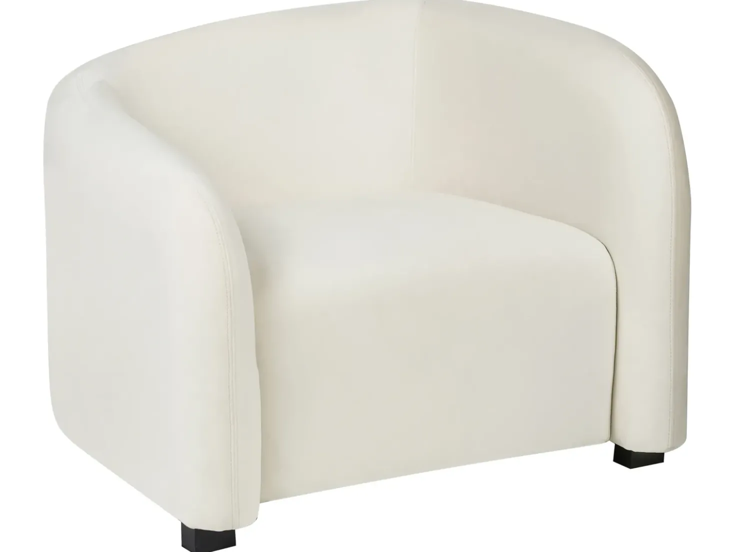 Set da salotto 5 posti VELTADA Velluto Bianco sporco